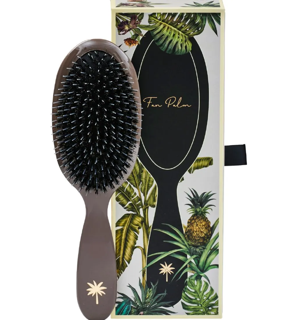 Fan Palm Hårbørster>Hårbørste - Medium - Mink