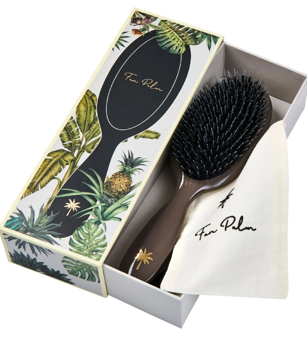 Fan Palm Hårbørster>Hårbørste - Medium - Mink