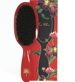 Fan Palm Hårbørster|Hårbørste - Medium - Red Poppy
