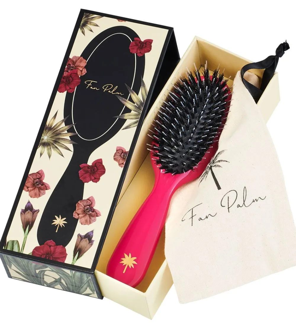 Fan Palm Hårbørster|Hårbørste - Small - Sweet Pea