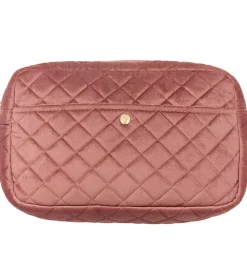 Fan Palm Toilettasker|Toilettasker>Toilettaske - Large - Quiltet Velour - Vintage Rose