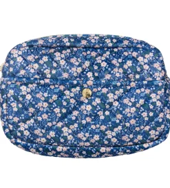 Fan Palm Toilettasker|Toilettasker|Toilettaske - Medium - Blue Blossom