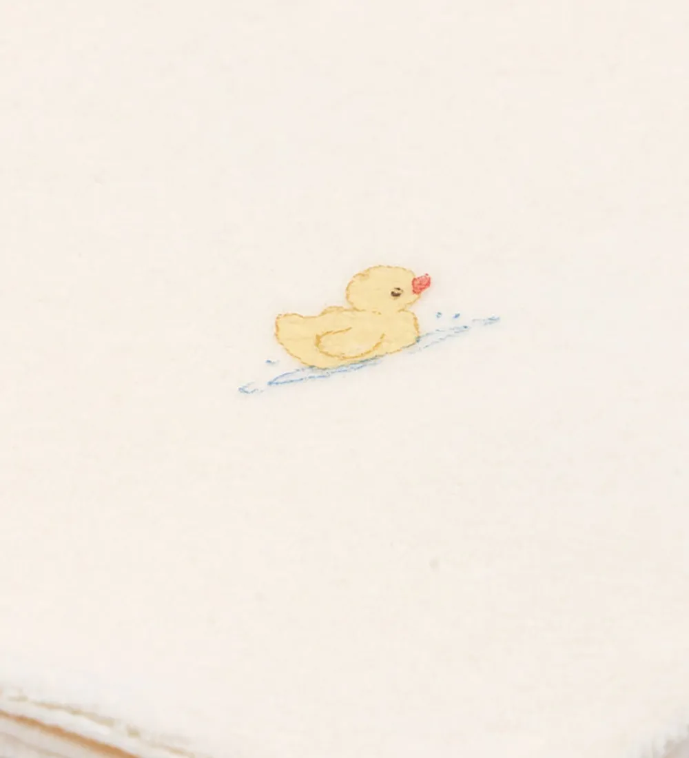 Børn Fanga Fontana Tæpper|Børneværelset|Babytæppe - 70x70 - Velour - Elu - Antique White