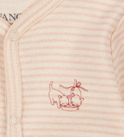 Børn Fanga Fontana Heldragter>Natdragt - Fio - Tea Stripe/Cameo