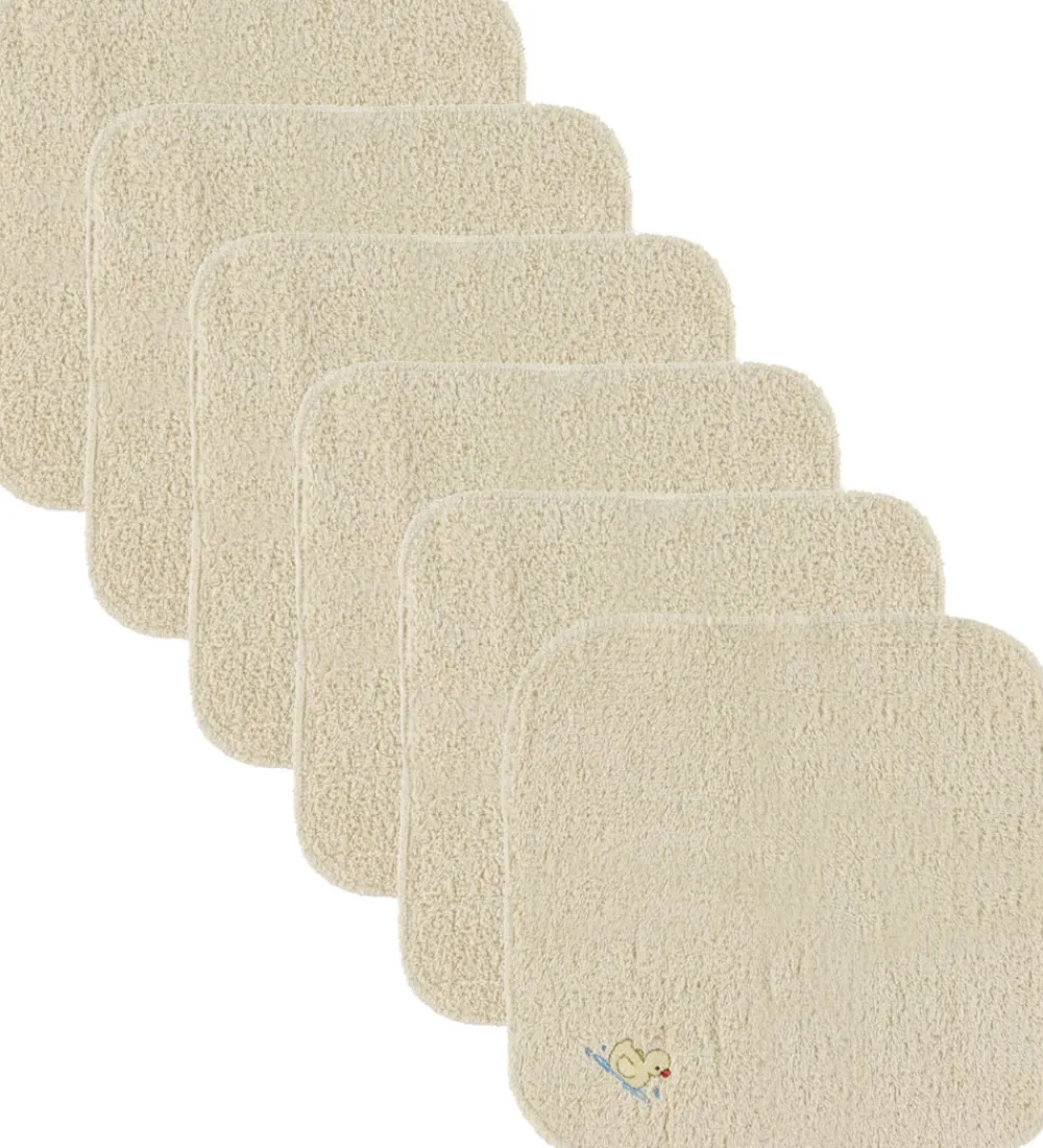 Fanga Fontana Pleje- Og Toiletartikler|Vaskeklude|Vaskeklude - 6-pak - Figo - Anrique White