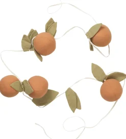 Børn Ferm Living Flagranker|Børneværelset|Appelsin Guirlande - 220 cm - Orange/Grøn