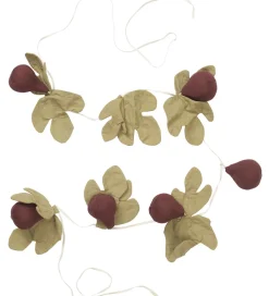 Børn Ferm Living Flagranker|Børneværelset>Figen Guirlande - 220 cm - Mauve/Green