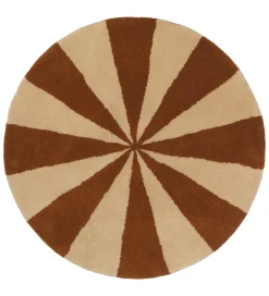 Ferm Living Gulvtæpper>Gulvtæppe - 70 cm - Uld - Dark Brick/Off White