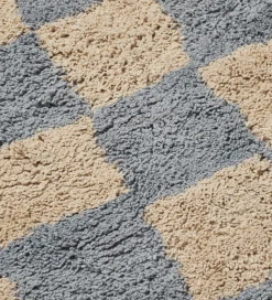 Børn Ferm Living Tæpper|Børneværelset>Gulvtæppe - Mara - 80x150 cm - Mist Blue/Warm Sand