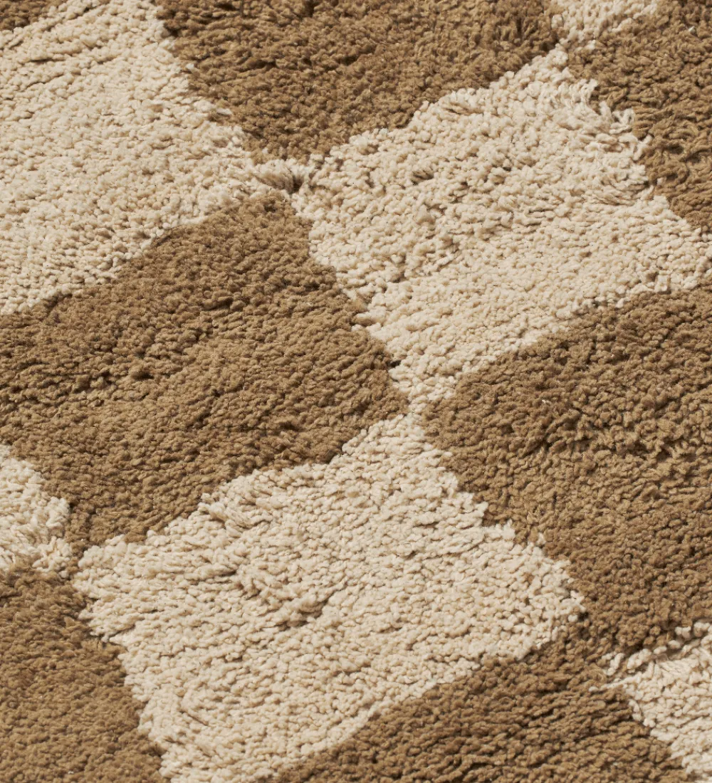 Børn Ferm Living Tæpper|Gulvtæpper|Gulvtæppe - Mara - 80x150 cm - Tan/Warm Sand