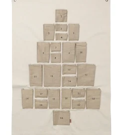 Ferm Living Julekalender>Julekalender - Pine - Maxi - Natural