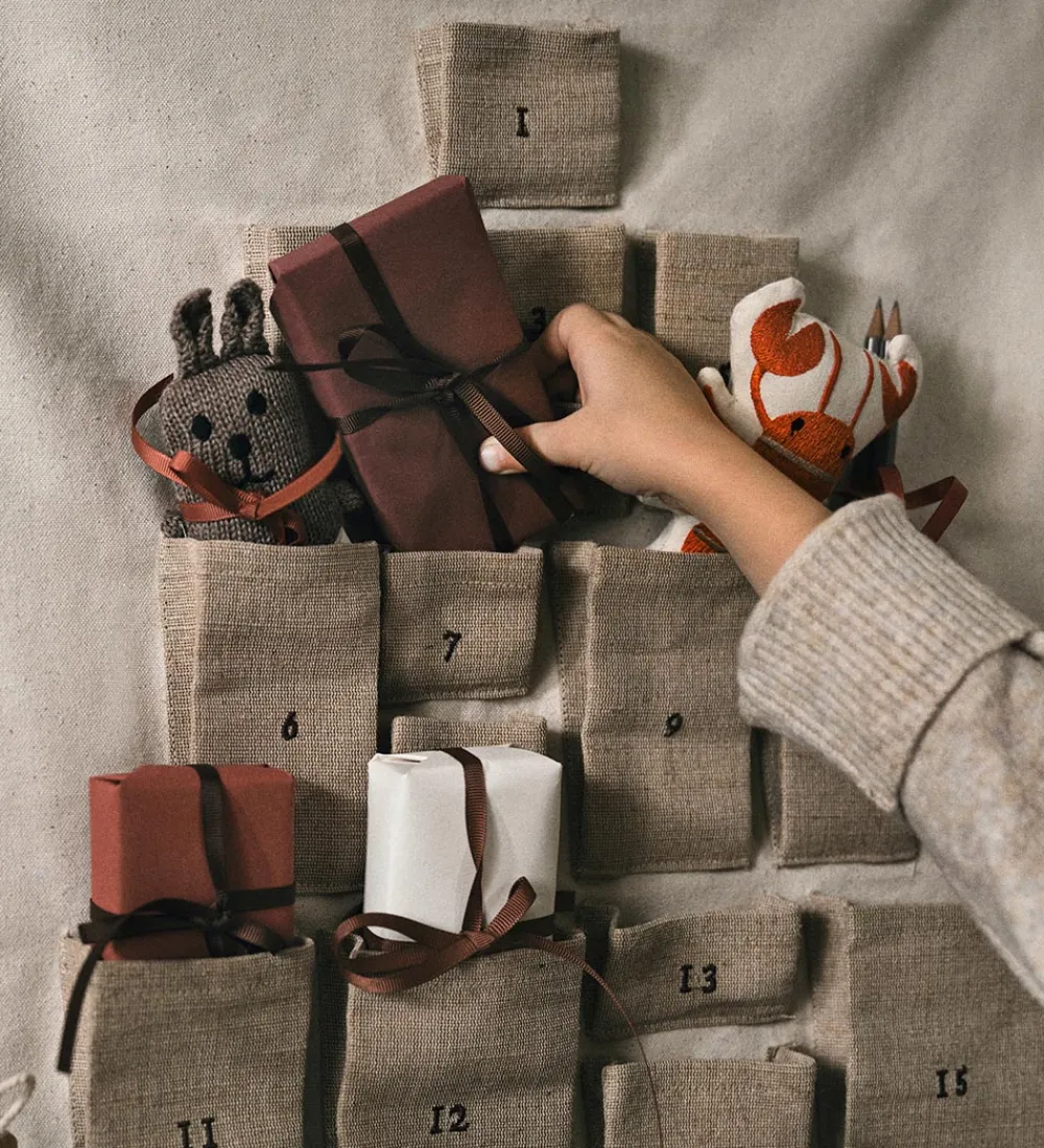 Ferm Living Julekalender>Julekalender - Pine - Maxi - Natural