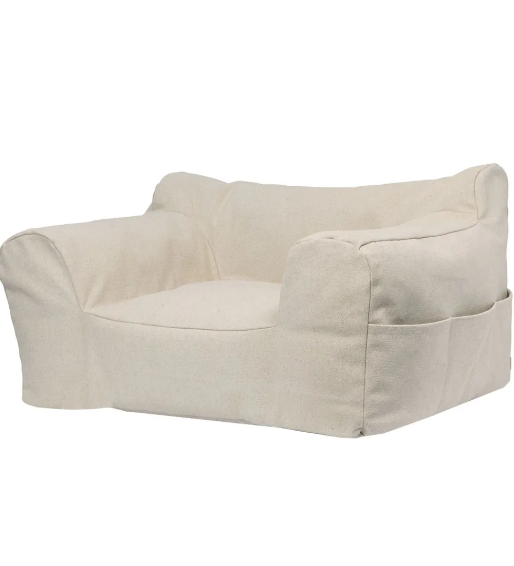 Ferm Living Stole>Lænestol - Billow Bean Bag - 50x80x48 cm - Off-white
