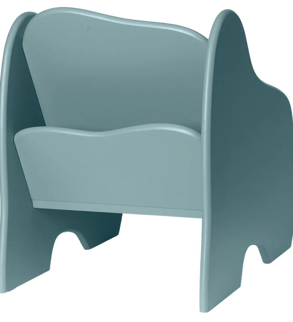 Ferm Living Stole>Lounge Stol - Slope - 44x59x55 cm - Storm