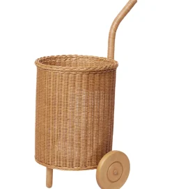 Ferm Living Opbevaring|Opbevaringskurv - Rattan - Tukki Trolley - Natural