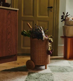 Ferm Living Opbevaring|Opbevaringskurv - Rattan - Tukki Trolley - Natural