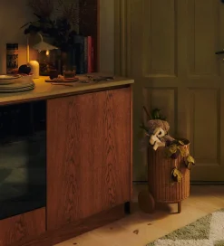 Ferm Living Opbevaring|Opbevaringskurv - Rattan - Tukki Trolley - Natural