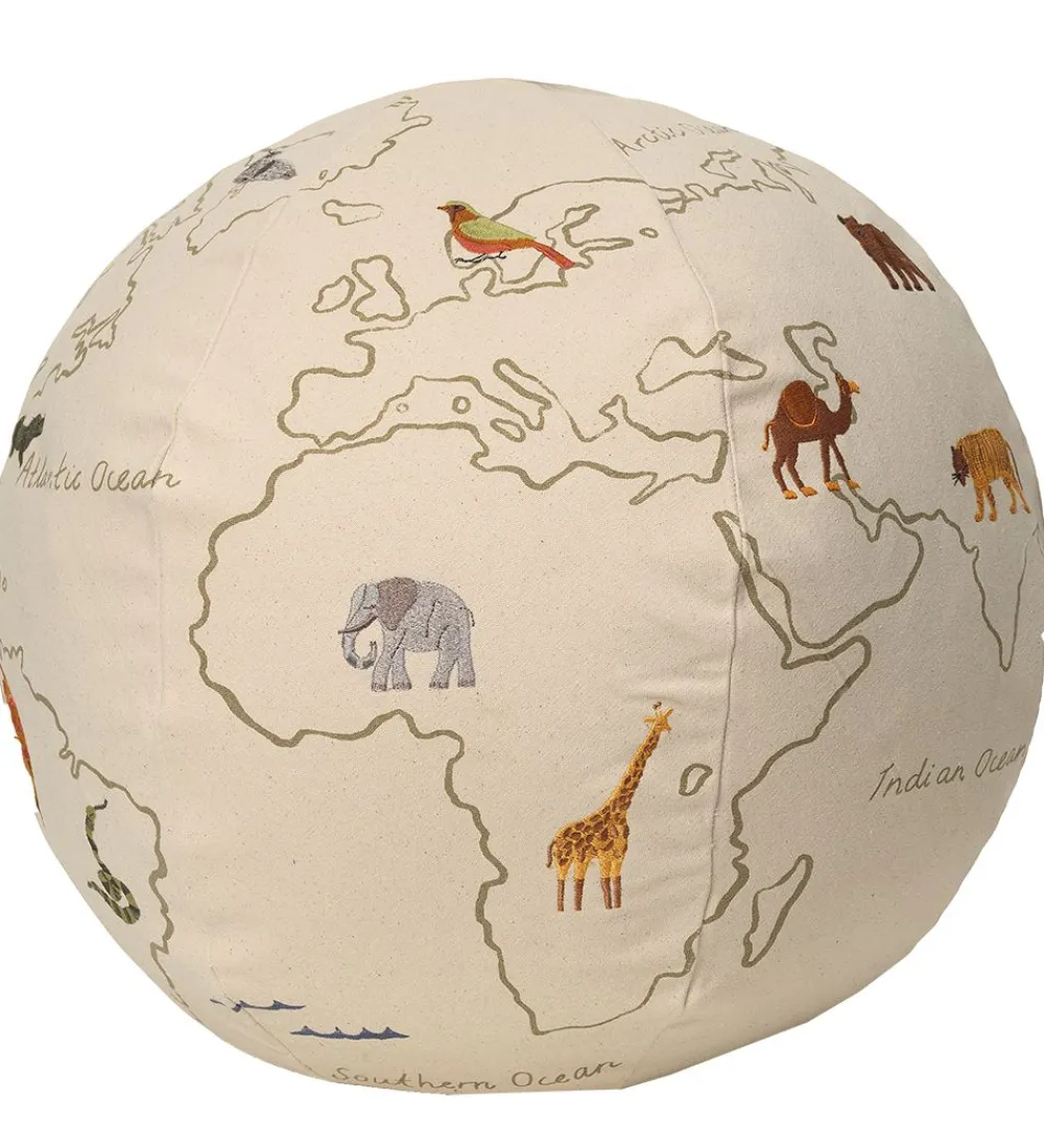 Ferm Living Puffer>Puf - Verden - Ø50 cm - Off White