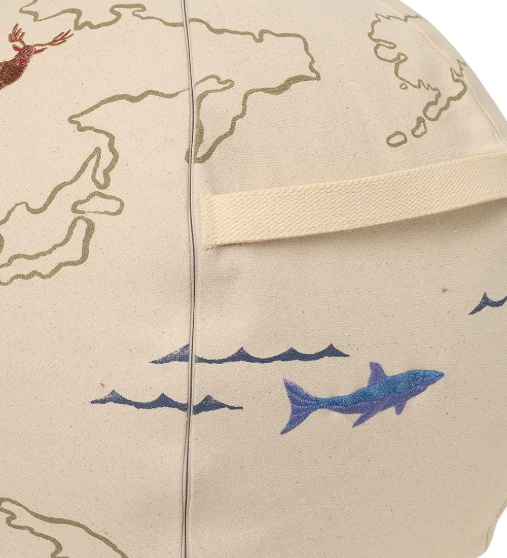 Ferm Living Puffer>Puf - Verden - Ø50 cm - Off White