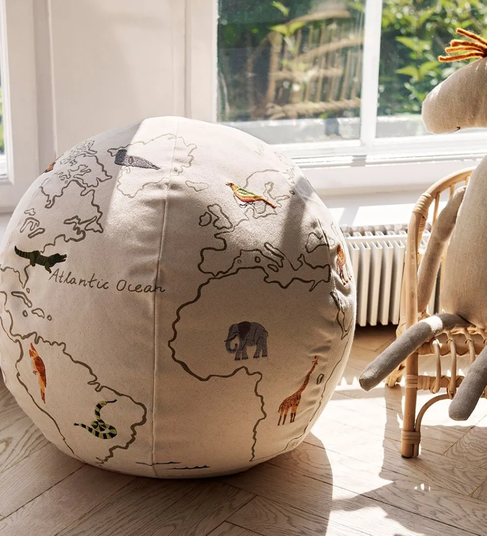 Ferm Living Puffer>Puf - Verden - Ø50 cm - Off White