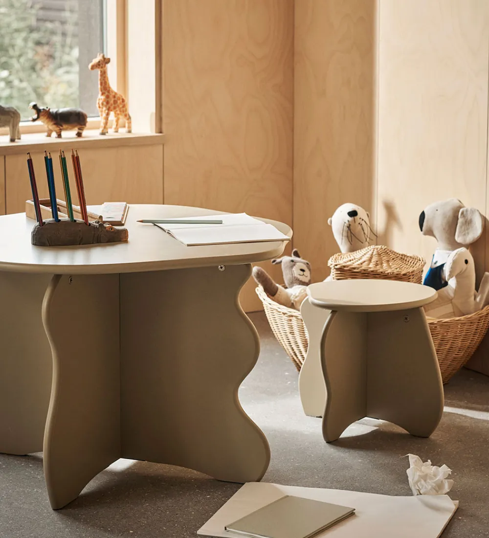 Ferm Living Skamler|Skammel - Slope - Cashmere