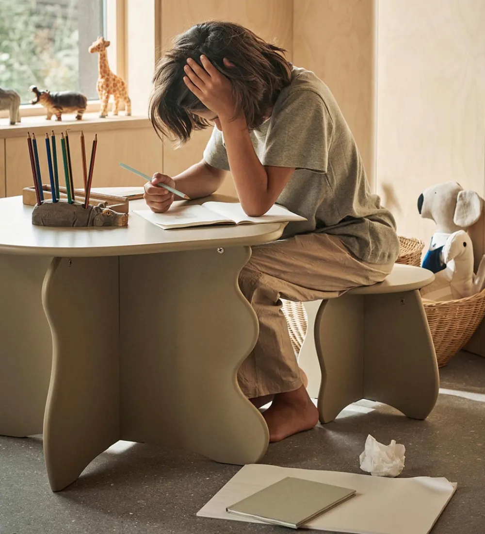 Ferm Living Skamler|Skammel - Slope - Cashmere