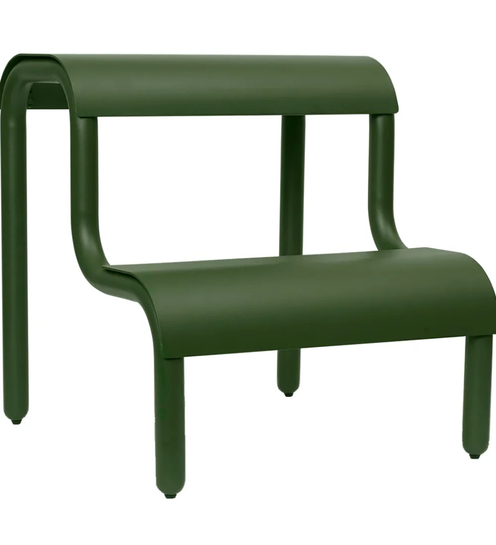 Ferm Living Skamler>Skammel - 34x35,7x36,2 cm - Forest Green