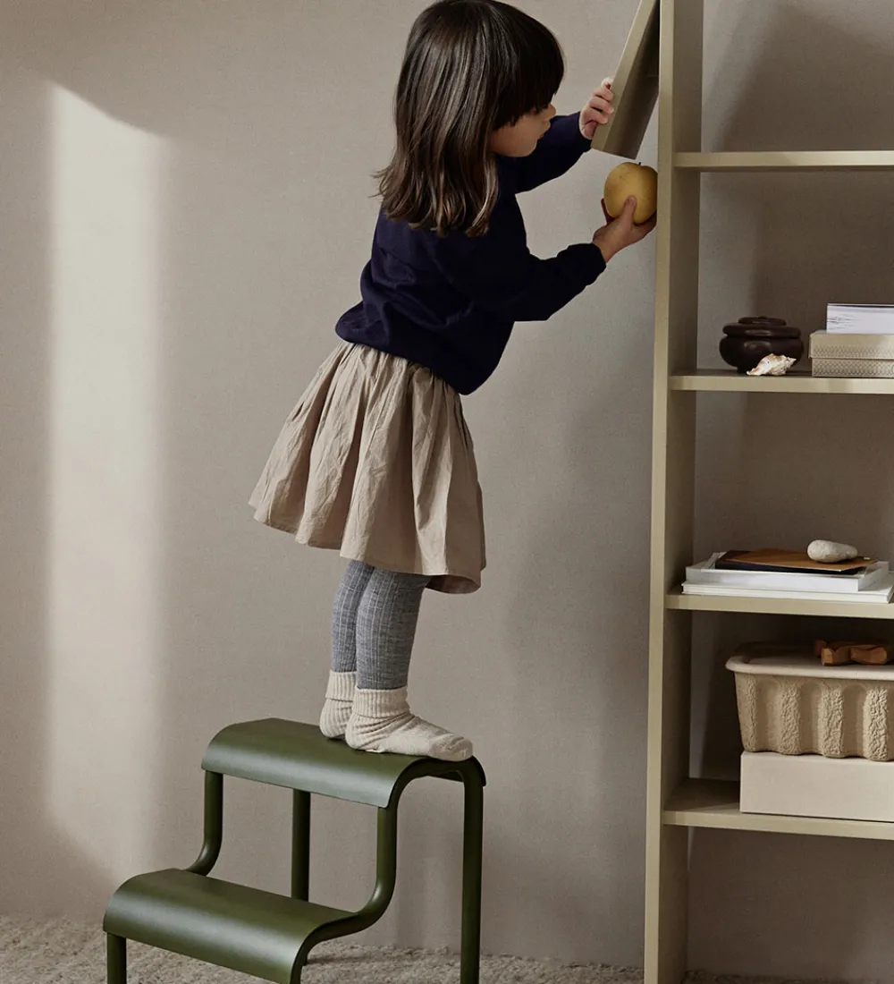 Ferm Living Skamler>Skammel - 34x35,7x36,2 cm - Forest Green