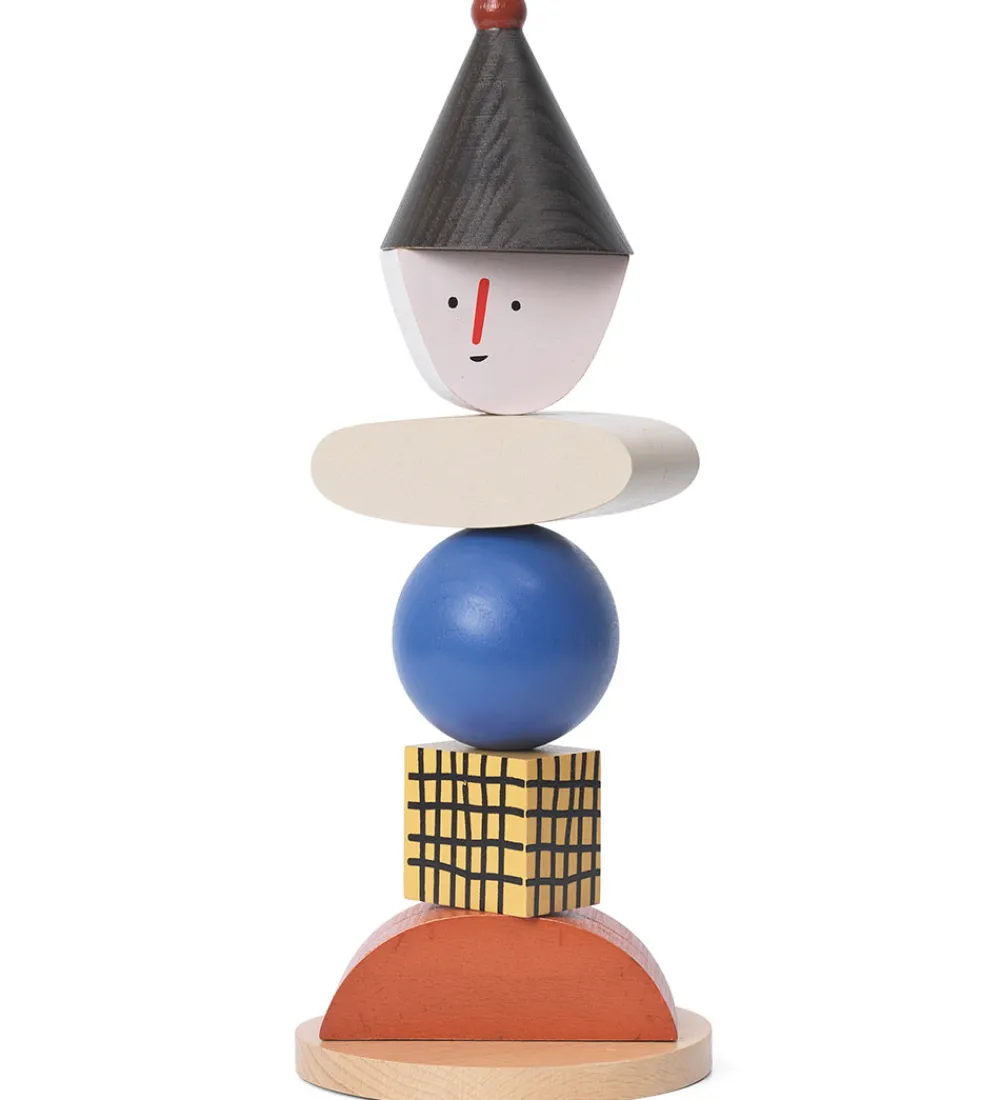 Ferm Living Stablelegetøj|Stablelegetøj - Figure Stacking Blocks - Multi