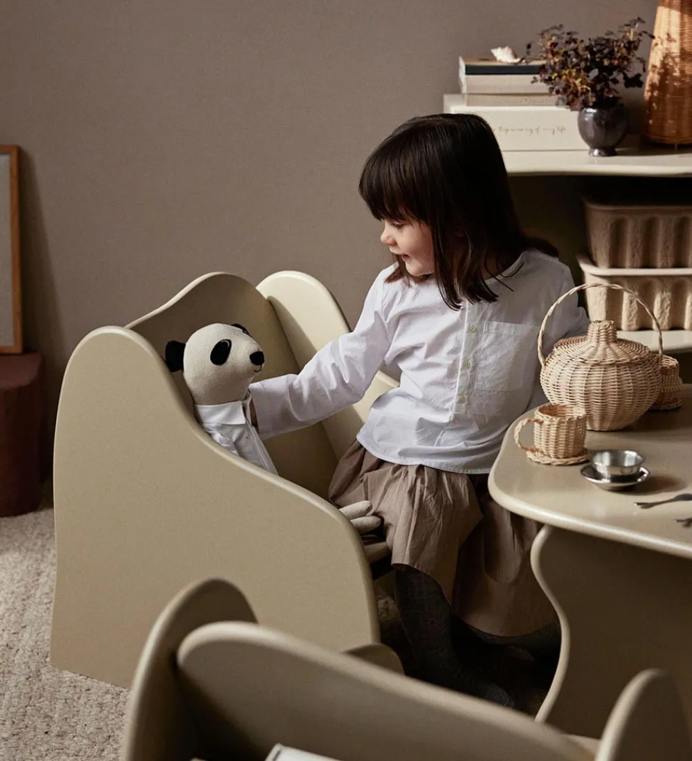 Ferm Living Legekøkken Og Legemøbel|Te-Sæt - Rattan - Natual