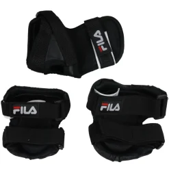 Fila Rulleskøjter|Rulleskøjter|Beskyttelsessæt - Sort