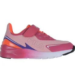 Børn Fila Børnesko Og Babysko|Sko - Crusher V - Fuchsia Rose/Fiery Coral