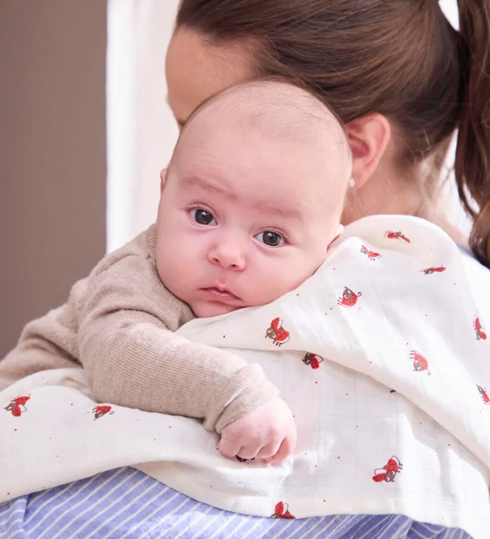 Filibabba Babysvøb>Babysvøb - Musselin - 120x120 cm - Lucky