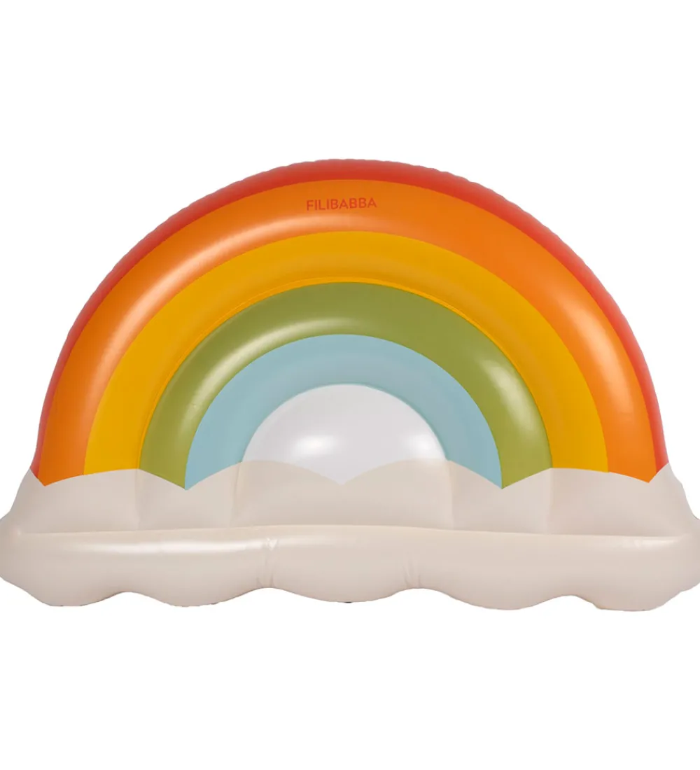 Filibabba Badedyr|Bademadras - 124x78 cm - Regnbue