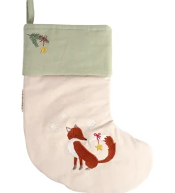Børn Filibabba Dekoration|Børneværelset>Broderet Julesok - Wonderful Winter - Ræv