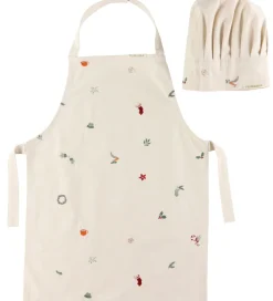 Filibabba Forklæder|Forklæde Og Kokkehue - Wonderful Winter m. Broderi