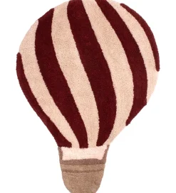 Børn Filibabba Tæpper|Gulvtæpper|Gulvtæppe - Luftballon - 71x100 cm - Deeply Red