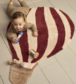 Børn Filibabba Tæpper|Gulvtæpper|Gulvtæppe - Luftballon - 71x100 cm - Deeply Red