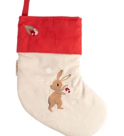 Børn Filibabba Julepynt|Dekoration|Julesok - Wonderful Winter - Hare m. Broderi