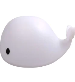 Filibabba Natlamper|Fritstående Lamper>Lampe - The Friendly Whale Christian - 30 cm - Hvid