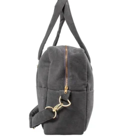 Filibabba Pusletasker|Mommy Bag - Fløjl - Stone Grey