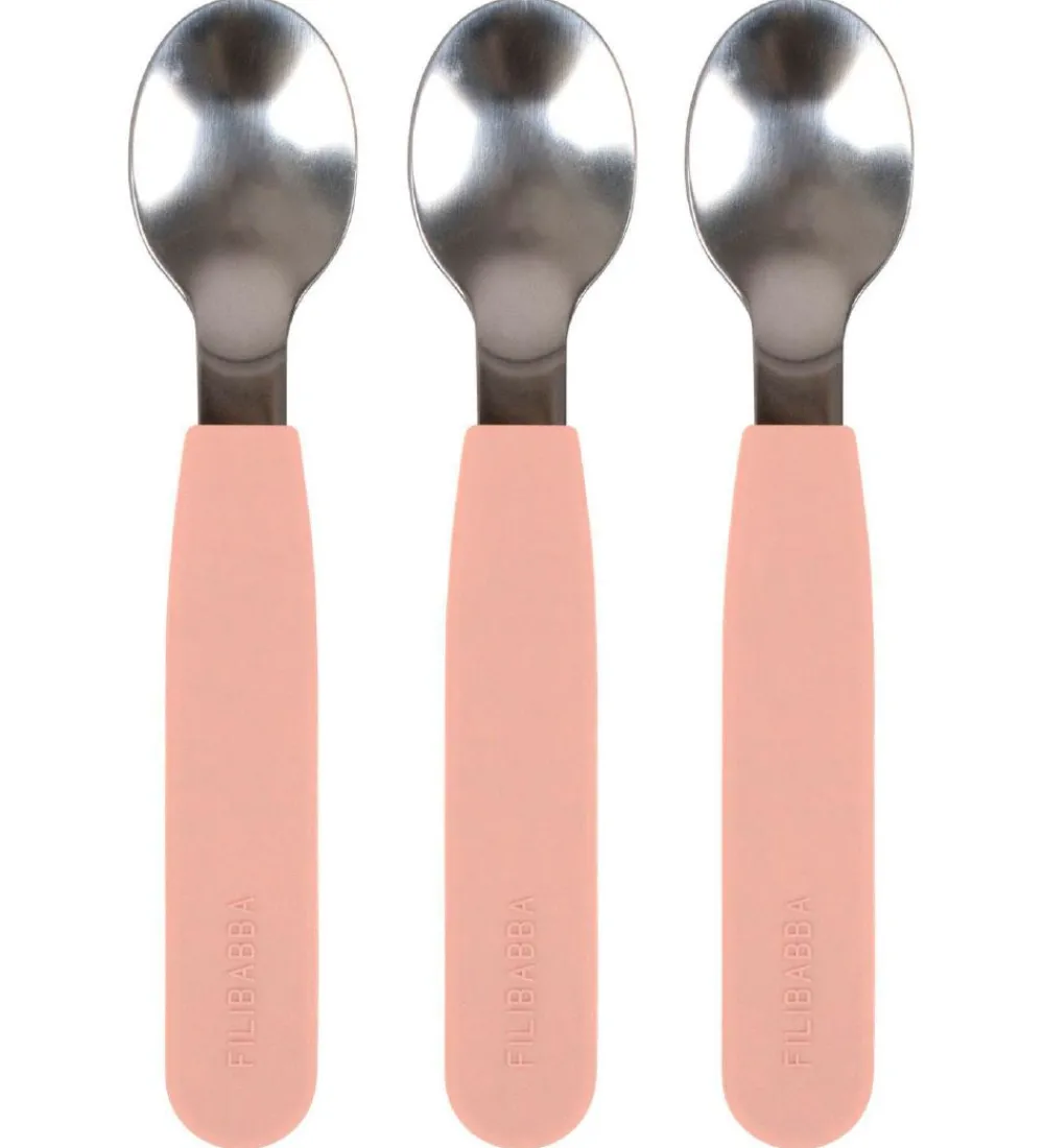 Filibabba Babyskeer|Skeer - 3-pak - Silikone - Peach