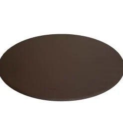 Filibabba Gulvtæpper|Skridsikkert Stoleunderlag - PU-læder - 110 cm - Brun