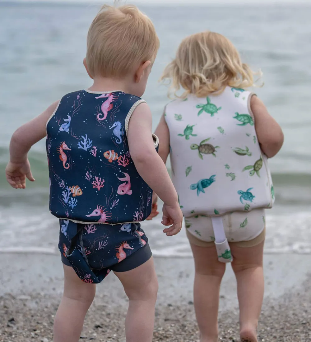 Filibabba Svømmeveste>Svømmevest - 3-4 År - UV50+ - Rainbow Reef