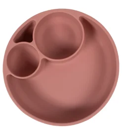 Filibabba Tallerkener|Tallerken - Silikone - Ruminddelt - Rosa