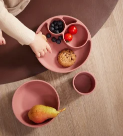 Filibabba Tallerkener|Tallerken - Silikone - Ruminddelt - Rosa