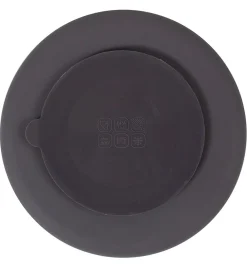 Filibabba Tallerkener>Tallerken - Silikone - Ruminddelt - Stone Grey