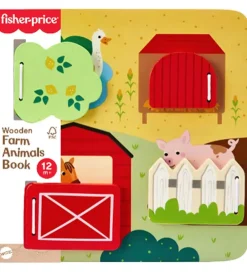 Fisher-Price Aktivitetslegetøj>Fisher Price Aktivitetsplade - Træ - Gårdsdyr