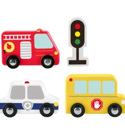 Fisher-Price Trælegetøj>Fisher Price Biler - Træ - Små Køretøjer