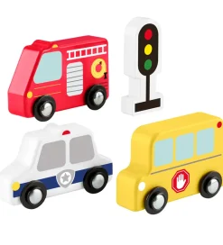 Fisher-Price Trælegetøj>Fisher Price Biler - Træ - Små Køretøjer